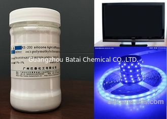 Pó de pequenas perdas KS-200 industrial da resina do agente/silicone da difusão da luz do silicone