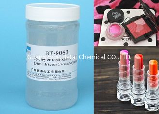 A mistura incolor do elastómetro de silicone BT-9063, matérias primas dos cosméticos seja usada para o produto da proteção de Sun