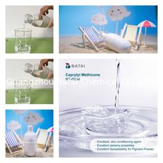 Excelente dispersão Caprylyl methicone para viscosidade 25C mPa·s 3-8 e Características