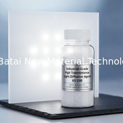 Agente de Difusão de Luz de Alta Transmitância de Grau Industrial KS-200 Fornece Difusão Uniforme – Para Iluminação LED e Displays LCD