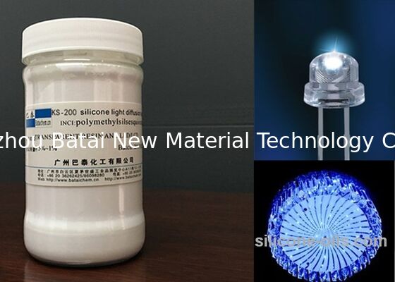 Agente de difusão de luz de silicone de baixa perda
