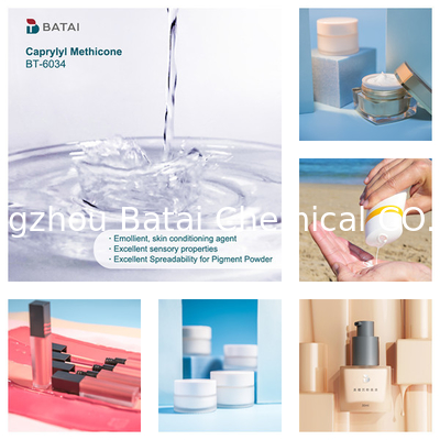 Emolientes de silicone Caprylyl methicone para formulações de cuidados com a pele e cabelo