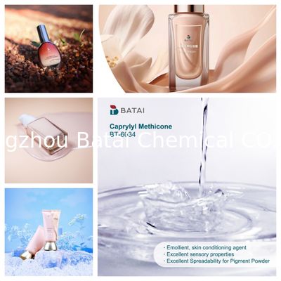 Caprylyl methicone derivado de meticone para BB cream índice de refração n/20D 1.4000 1.4200