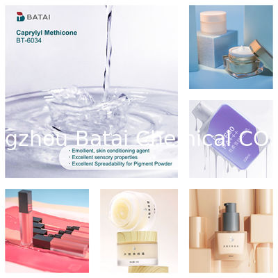 Caprylyl methicone derivado de meticone para BB cream índice de refração n/20D 1.4000 1.4200