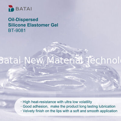 Gel elastomérico de silicone sem manchas de baixa volatilidade PDMS (e) PDMS crosspolímero