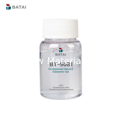 Gel elastomérico de silicone sem manchas de baixa volatilidade PDMS (e) PDMS crosspolímero