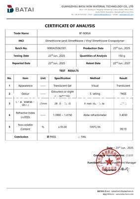 Gel de Elastômero de Silicone D5-Livre com Acabamento Fosco, Fórmula Não Volátil e Efeito Suavizante de Foco Suave para Batom em Lama