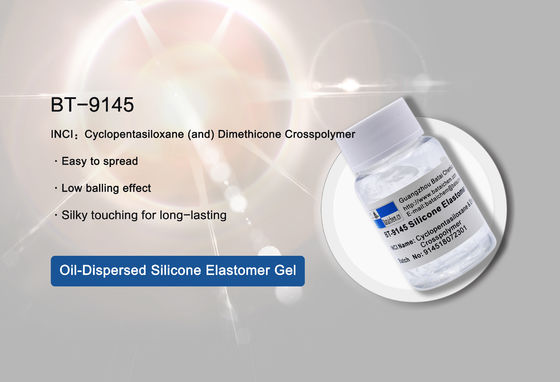 CAS 541-02-6 Óleo de silicone dimeticona para alta viscosidade, fácil de espalhar e sem sensação de gordura, com toque sedoso duradouro e ocultação de linhas finas BT-9145