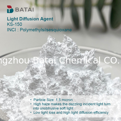 O agente branco With Particle Size da difusão da luz do pó do silicone 1,5 mícrons aumenta o embaçamento 68554-70-1