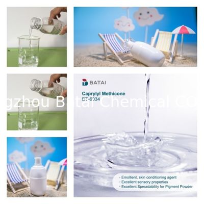 Excelente dispersão Caprylyl methicone para viscosidade 25C mPa·s 3-8 e Características