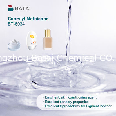 Solubilização de silicone INCI Caprilílico Meticona Octiltrimeticona com boa dispersão para fundação